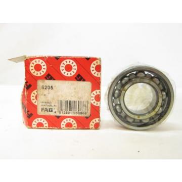 New FAG 6205 Deep Grove Ball Bearing 