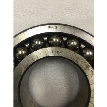 -NEW- FAG (Schaeffler) 1318-K-M-C3 Self Aligning Ball Bearing