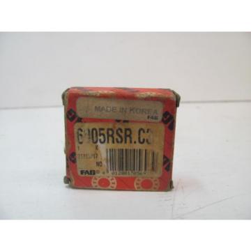 FAG 6005RSR.C3 SINGLE ROW BALL BEARING