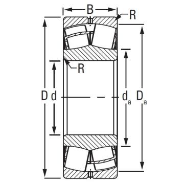 Timken TAPERED ROLLER 23060EJW507C08C3    