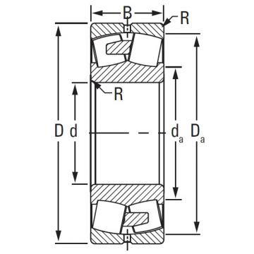 Timken TAPERED ROLLER 22311EMW800    