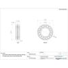 FAG 22212E1K-C3 Spherical Roller Bearing, Tapered Bore, Steel Cage, C3 Clearance