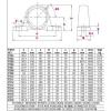 P 211 Housing Cast Block Spherical 2 Bolt Mount Includes UC211 Bearing FAG