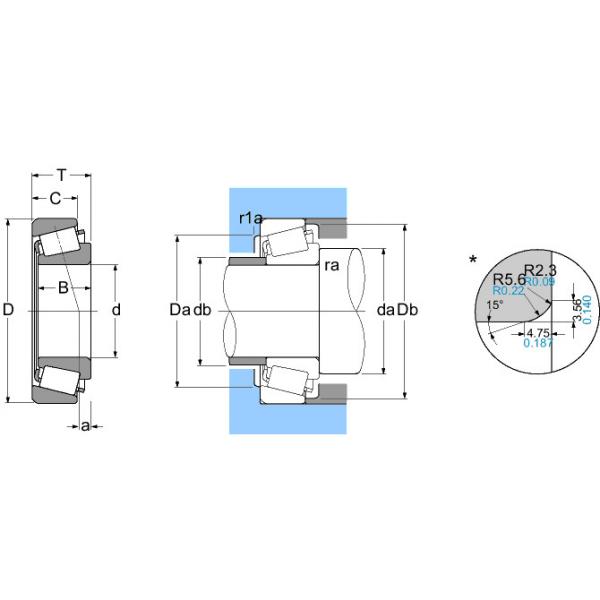 4T-14117A/14276 NTN SPHERICAL ROLLER NTN JAPAN BEARING #5 image