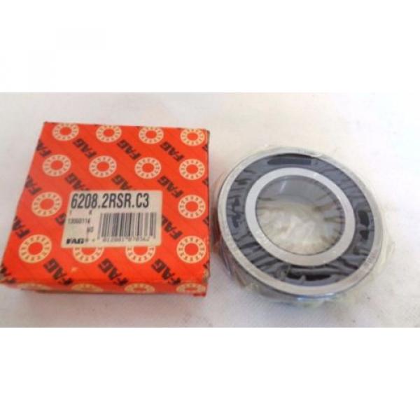 NEW IN BOX FAG 6208.2RSR.C3 SEALED BALL BEARING #4 image