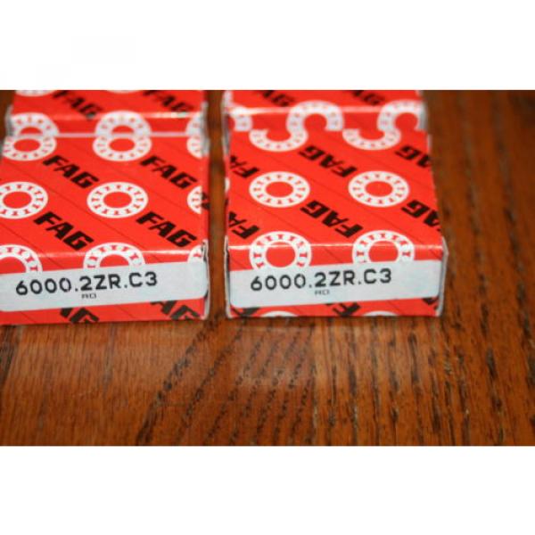 (Lot of 4) Fag 6000.2ZR.C3 Deep Groove NTN JAPAN BEARING * NEW * #4 image