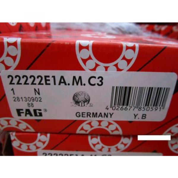 Fag 22222E1A.M.C3, 22222E 1A.M.C3, Spherical Roller Bearing(=2 SKF,NSK ,NTN,SNR) #2 image