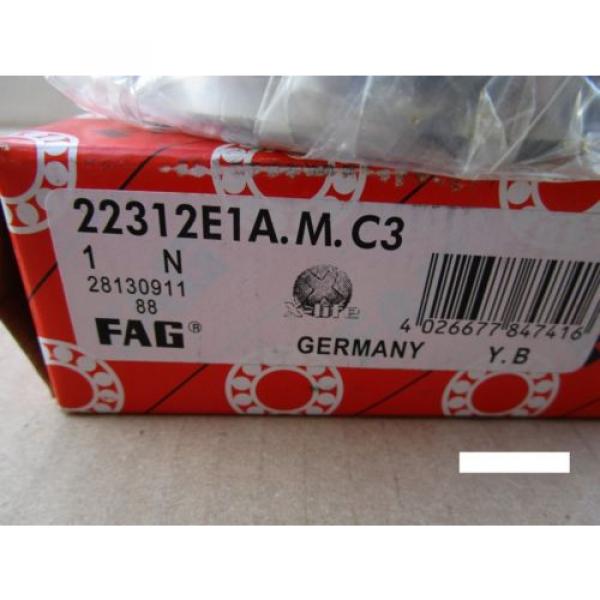 Fag 22312E1A.M.C3, 22312E 1A.M.C3, Spherical Roller Bearing(=2 SKF,NSK ,NTN,SNR) #3 image