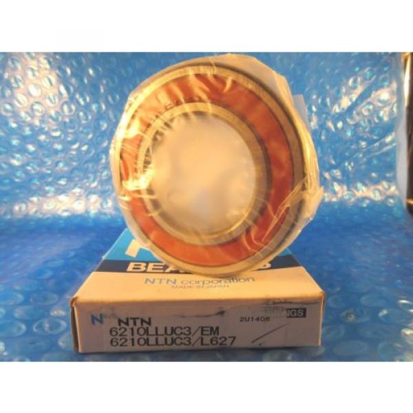 NTN 6210LLU C3 EM, Single Row Deep Groove Radial Ball Bearing(=2 NSK, FAG, KOYO) #2 image