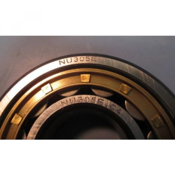 FAG NU305E.M1A.C4 Inner Race Roller Bearing 62mm OD, 25mm ID, 17mm Width NIB #5 image