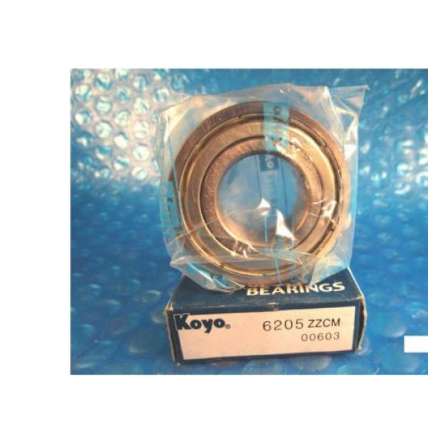 KOYO 6205 ZZ CM, 2Z ,2ZR (=2 Timken 205KDD, SKF, NSK, FAG, NTN) #1 image