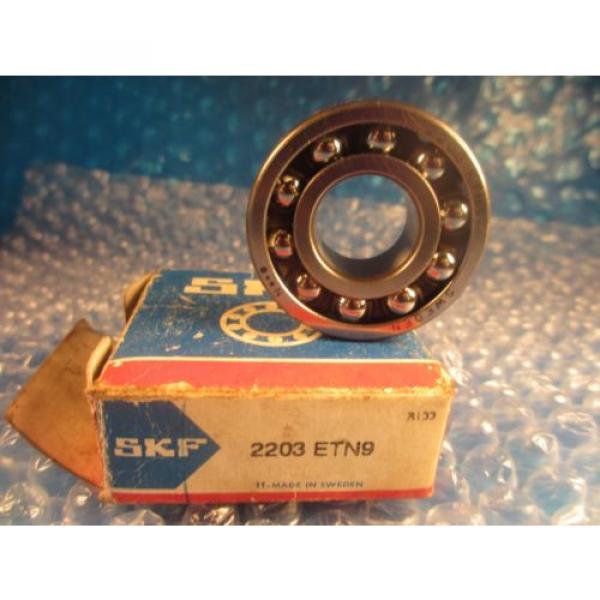 SKF 2203ETN9, 2203 ETN9, Double Row Self-Aligning Bearing(=2,  fag, etc) #3 image