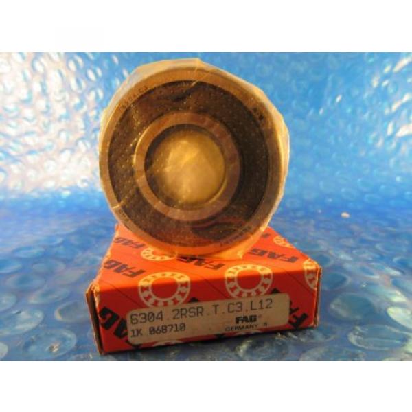 FAG 6304 2RSR C3  Single Row Radial Bearing (= SKF2RS, Timken 304PP, NTN VV NSK) #1 image