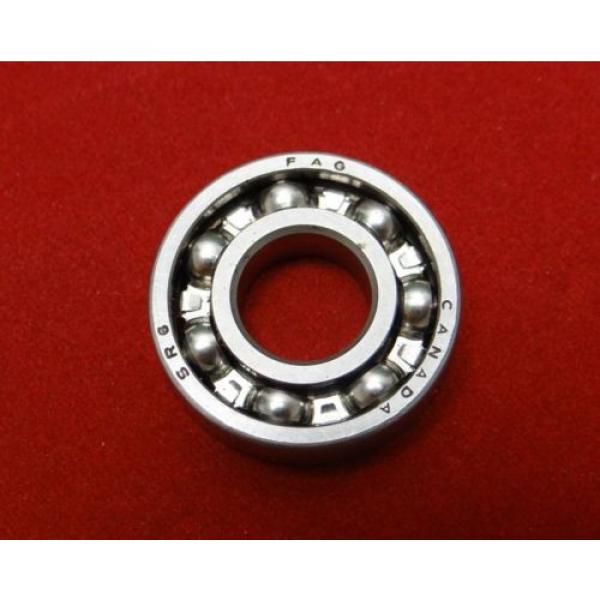 FAG SR6 Single Row Ball Bearing 22mm OD, 9.5mm ID, 5mm Wide #1 image